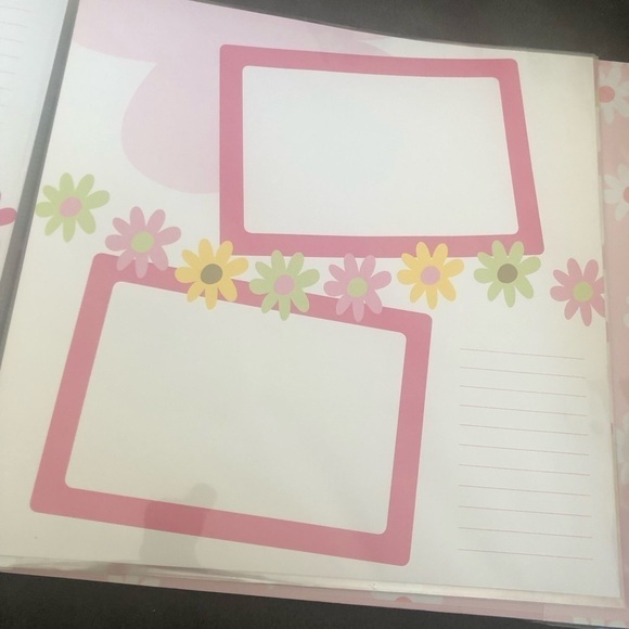 Sandra Magsamen Scrapbook Complete Baby Girl Pink Daisies 20 Pages Stickers Pink - Picture 7 of 16